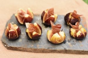 Higos con jamón. 