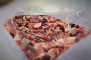 Sobre de tacos de jamón. Jamones Carvajal.