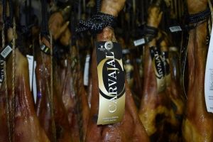 Paleta de bellota 100% ibérica pata negra. Jamones Carvajal.