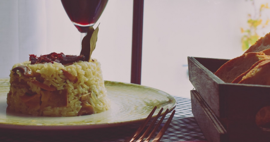 Arroz-ibérico-con-setas-jamones Carvajal-en-Jabugo