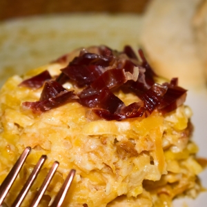 revuelto-de-bacalao-y-jamón-ibérico-desde-Jabugo-Jamones Carvajal