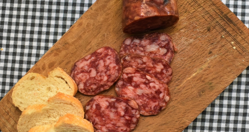 Salchichón-ibérico-extra-de- Jamones Carvajal-Jabugo