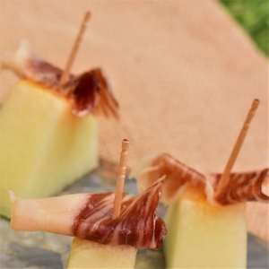 Melón-con-jamón-ibérico-de-Jamones Carvajal