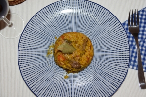 Paella ibérica-Jamones-Carvajal-Jabugo