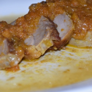 Solomillo-ibérico-en-salsa-de-zanahorias-y-cítricos-Jamones Carvajal-Jabugo