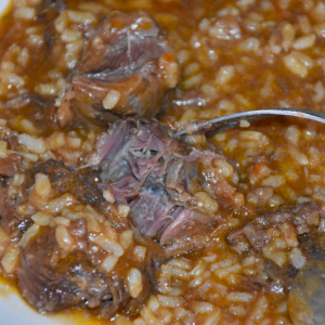 Arroz-meloso-con-carrilleras-y-cilantro-de-Jabugo-Jamones Carvajal