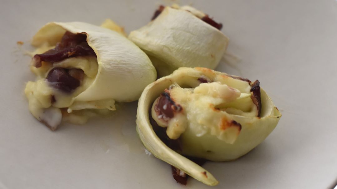 ROLLITOS DE CALABACIN IBÉRICO