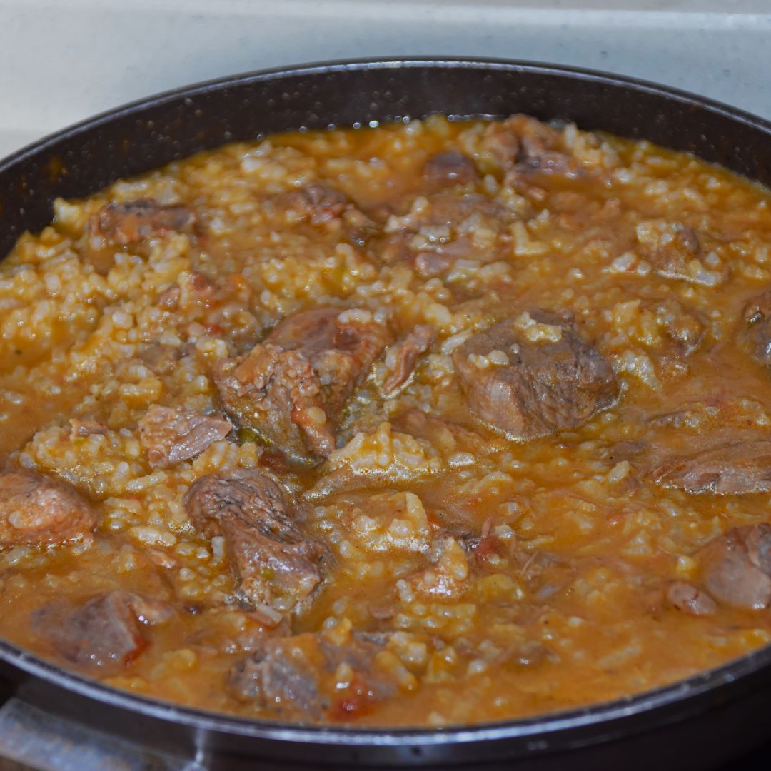 ARROZ CALDOSO CON MAGRO DE CERDO