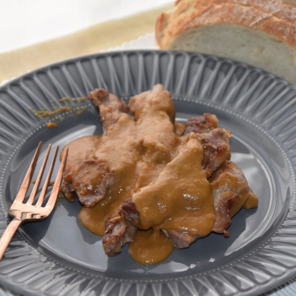 Lagarto-ibérico-en-salsa-de-naranja-jamones carvajal-jabugo