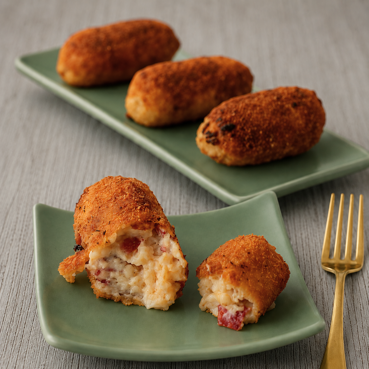 CROQUETAS DE SALCHICHÓN IBÉRICO